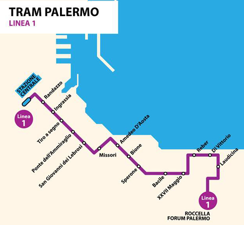 Nuovo tram Palermo